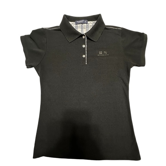 Shorts Girls Burberry Shirt Burberry London Girls Black Polo Shirt